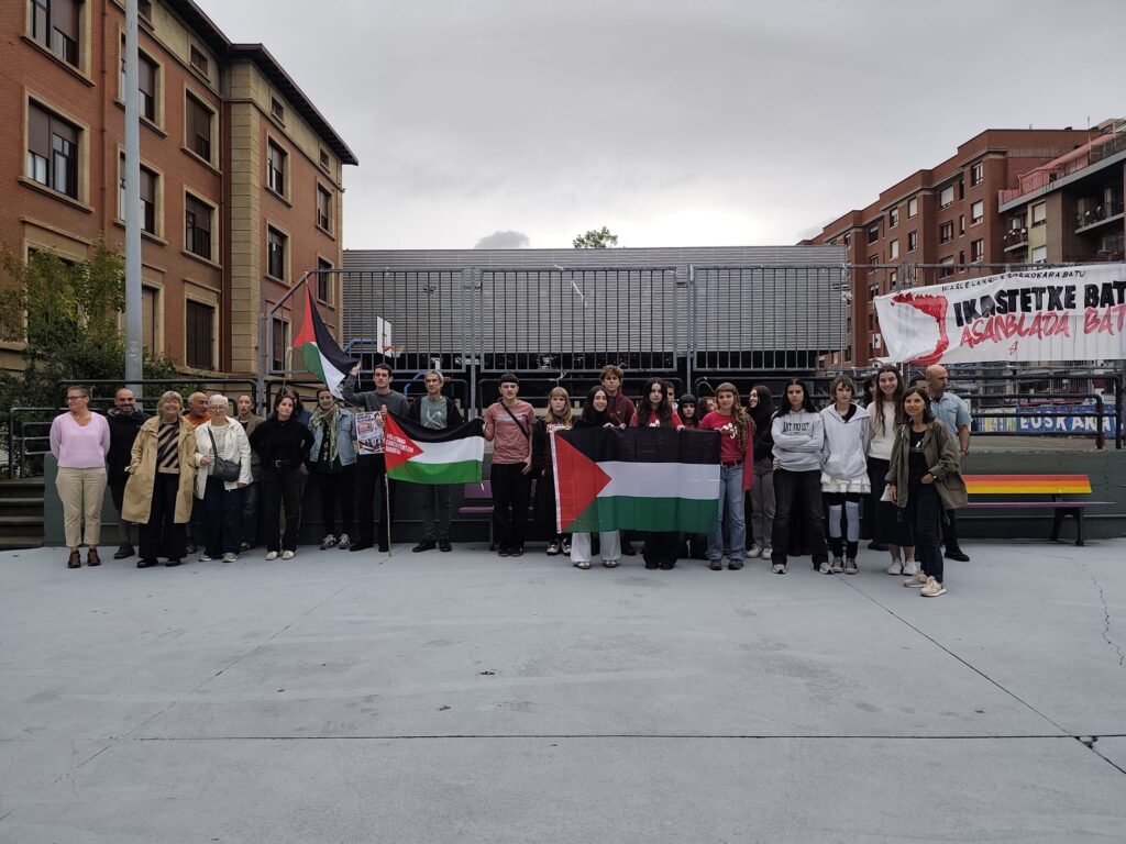 Palestinarekiko elkartasun elkarretaratzea